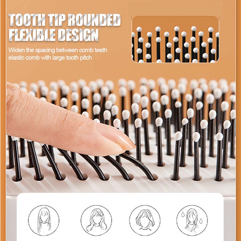 Self-Cleaning Air Cushion Brush – Painless with Scalp Massage