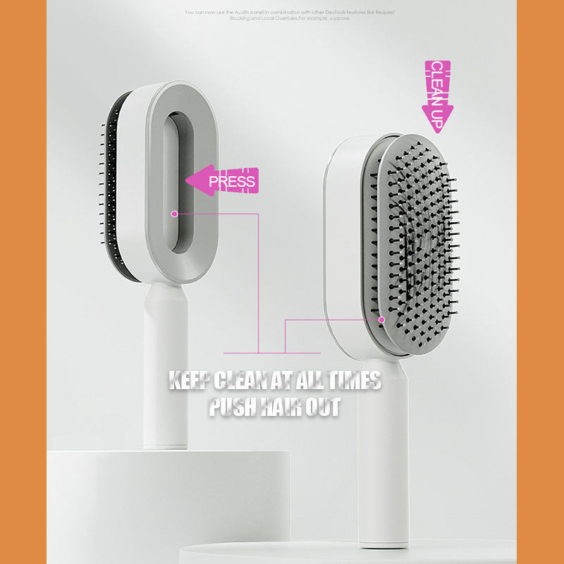 Self-Cleaning Air Cushion Brush – Painless with Scalp Massage