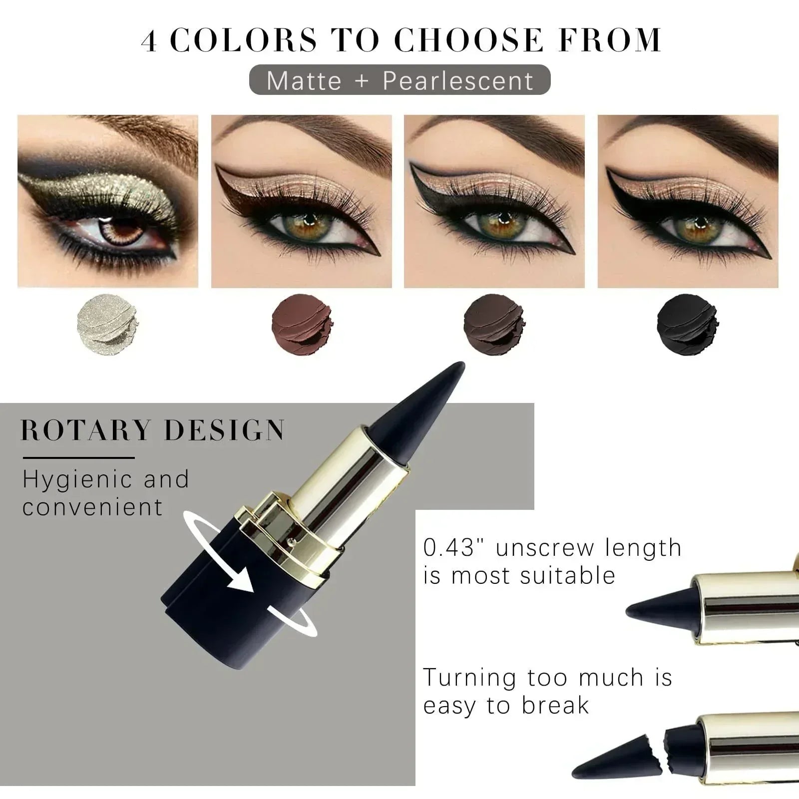 ⏰ Now only 50% off!💥Buy 1 get 1 free💥👀Matte Quick-Dry Eyeliner