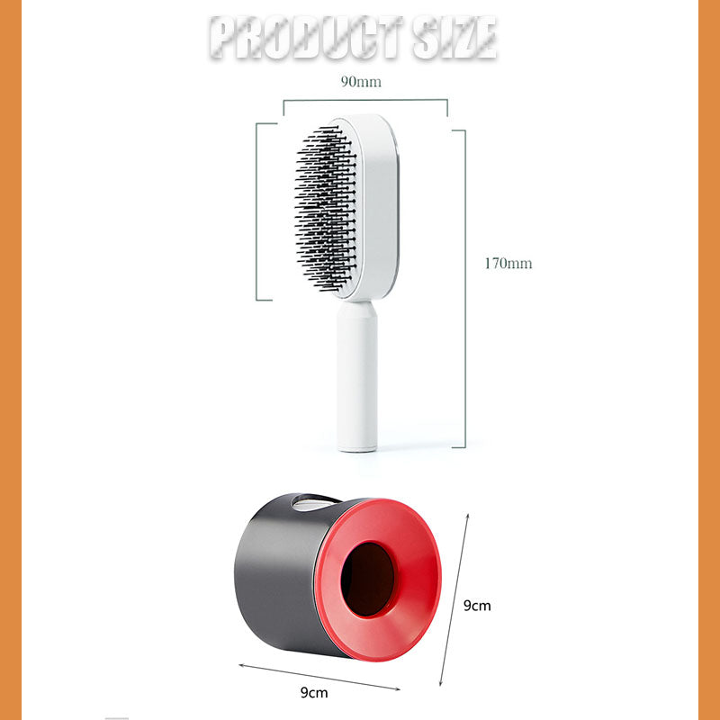 Self-Cleaning Air Cushion Brush – Painless with Scalp Massage