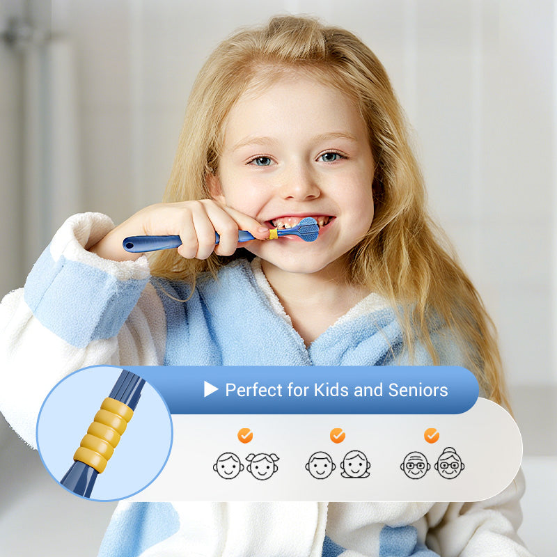 🦷Three-headed multi-angle cleaning toothbrush
