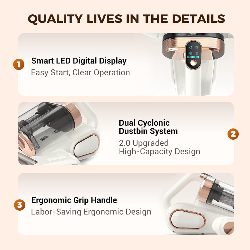 ⏳Limited-time 50% off⏰Mattress Vacuum Cleaner for Dust Mites Removal🛋️
