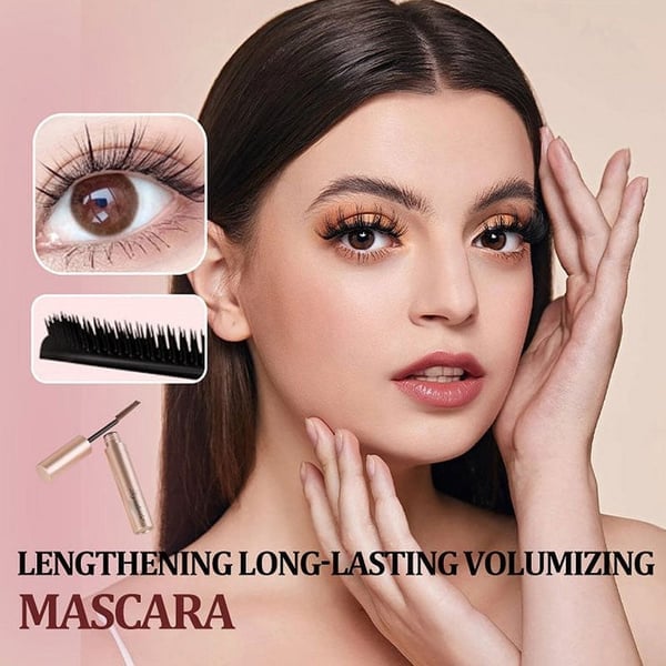 💄 BUY 1 GET 1 FREE! ✨ Waterproof Curling Mascara – Long-Lasting, Clump-Free & Adds Natural Volume for a Stunning Look 👁️