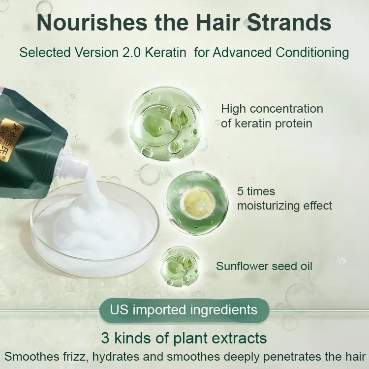 💕Polypeptide Keratin Hydrating Smoothing Hair Damage Repair Cream