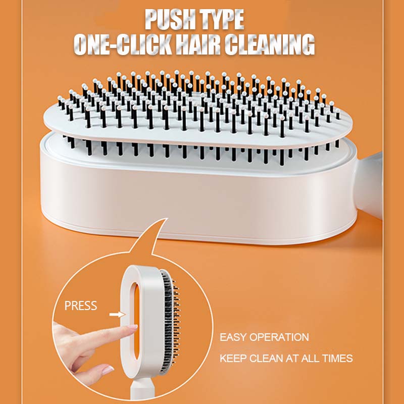 Self-Cleaning Air Cushion Brush – Painless with Scalp Massage