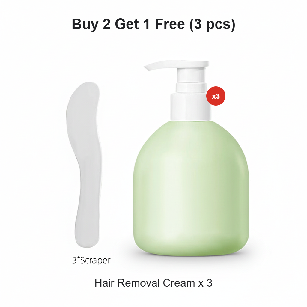 ⏳Limited-time 50% off⏰💥Large-size hair removal cream Gentle and non-irritating hair removal cream set (hair removal cream + razor)🎁
