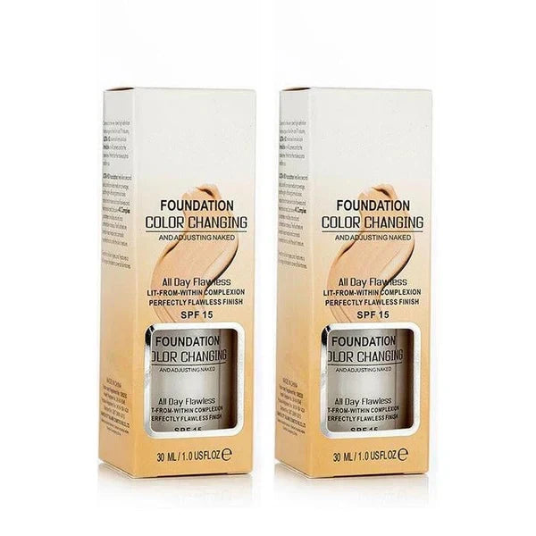 🎁Last Day - Buy 1 Get 1 Free🎉Colour Changing Mature Skin Foundation