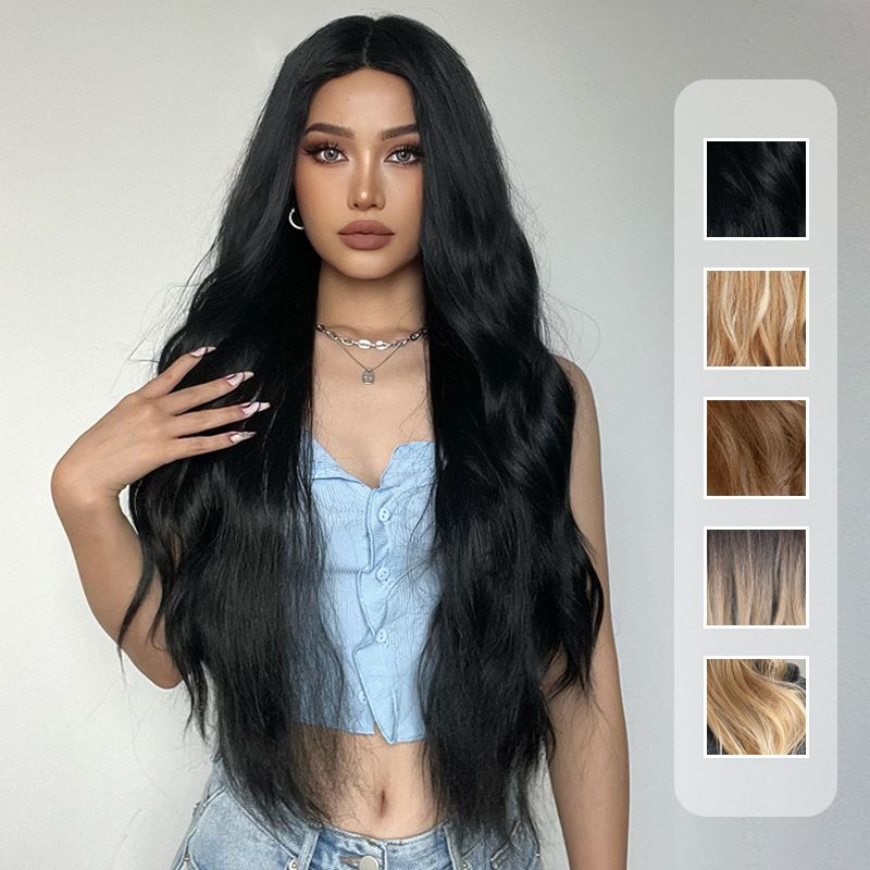 💘Valentine's Special: 50% Off!💇Gorgeous Fluffy Long Curly Wig – Natural, Comfortable & Adjustable!
