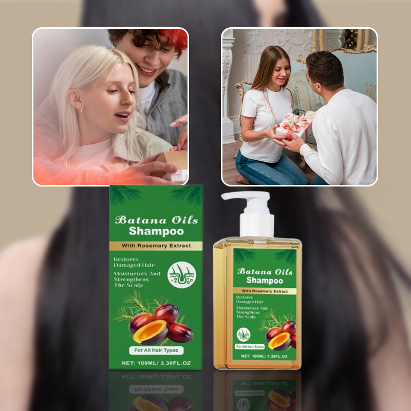 ⏰Last Day Hot Sale!!⌛🏆Buy 3 Get 2 Free ✨👧Batana Oil Shampoo with Rosemary Extract🌸