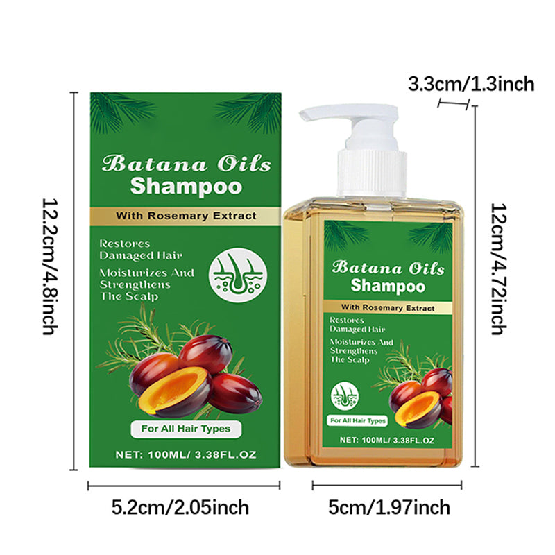 ⏰Last Day Hot Sale!!⌛🏆Buy 3 Get 2 Free ✨👧Batana Oil Shampoo with Rosemary Extract🌸