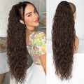 💜2026 NEW IN £15.99!!⚡50K+ SOLD! 💜Curly Wavy Frizzy Hair Extension with Ponytail