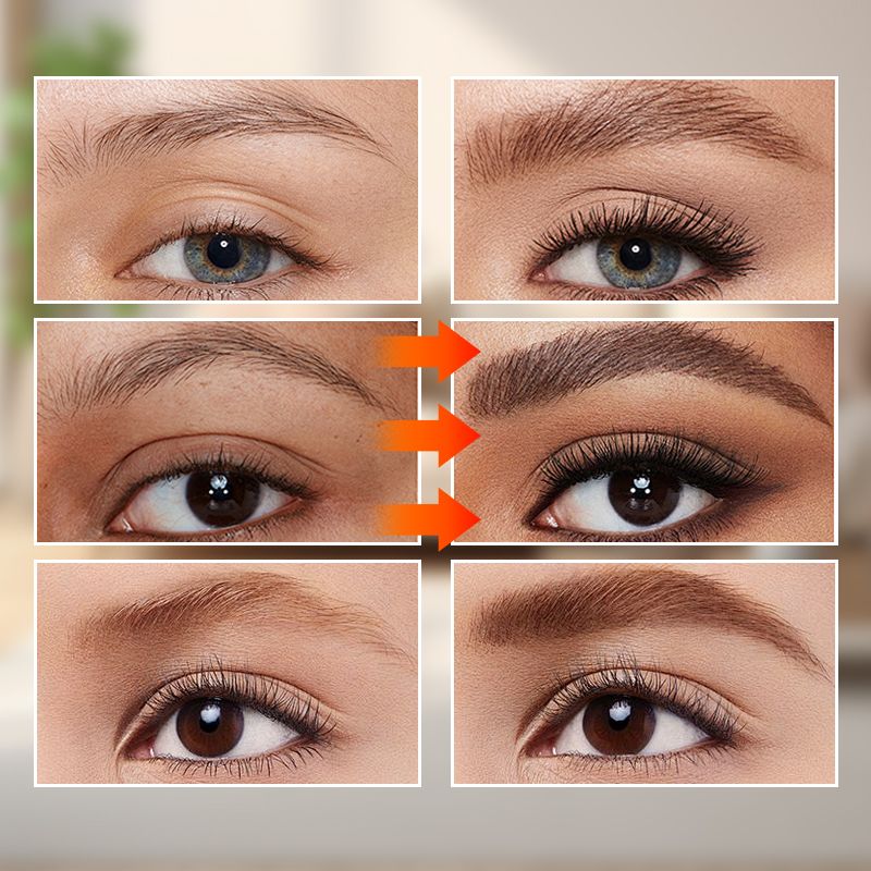 🔥✨Long-lasting waterproof four-head eyebrow and beard pencil