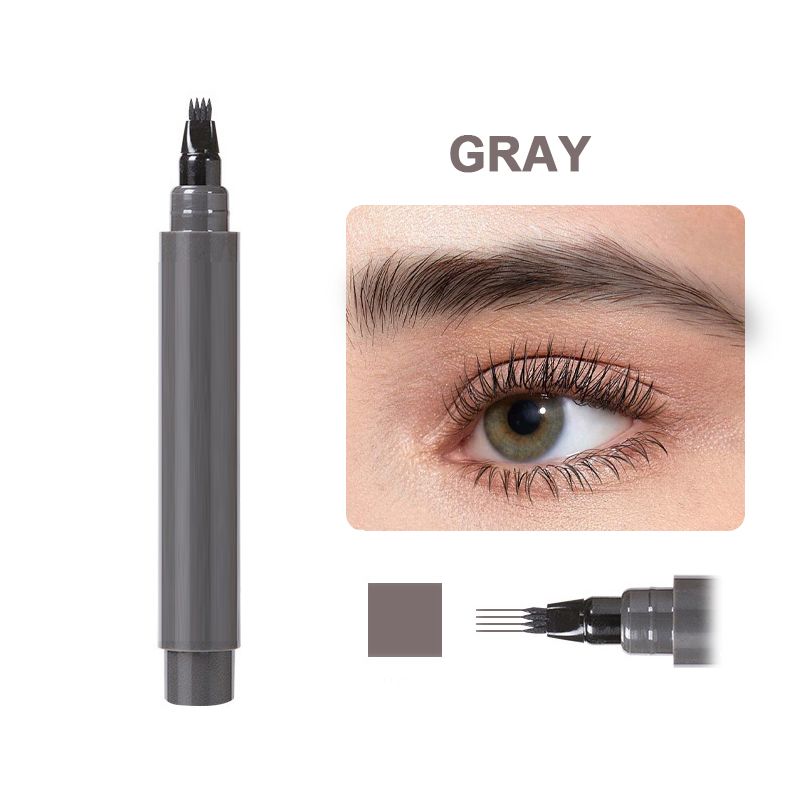 🔥✨Long-lasting waterproof four-head eyebrow and beard pencil