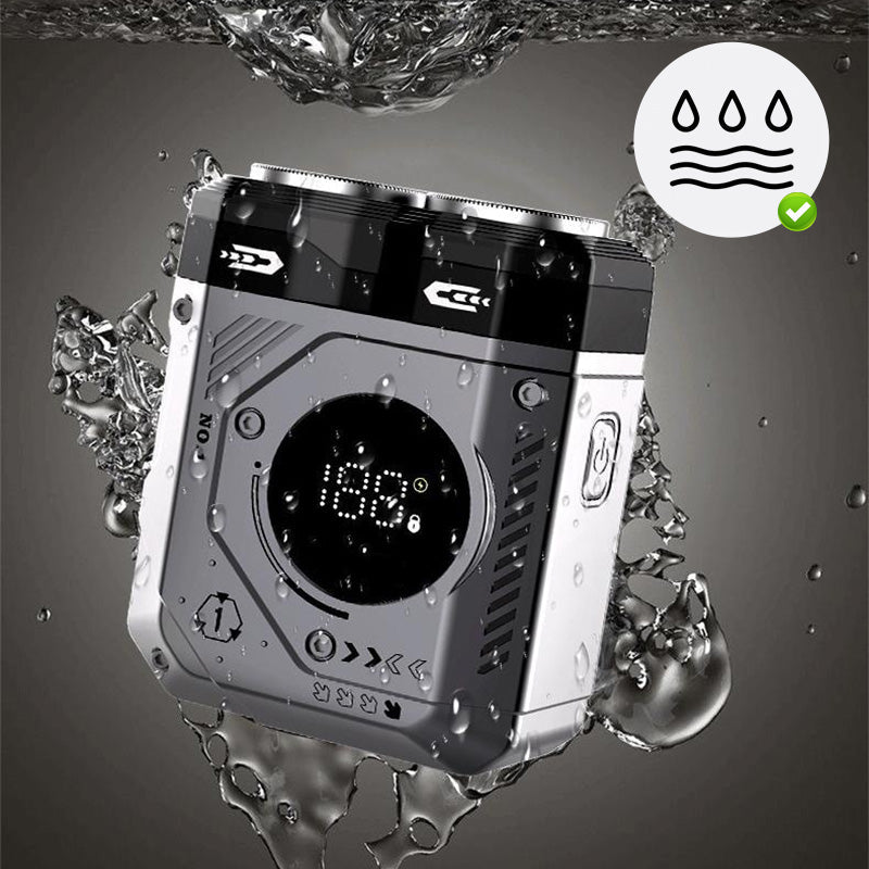 ⏰LAST DAY SALE 50% OFF🔥2025 New 💥 Men's Portable Dual-Blade Washable Shaver