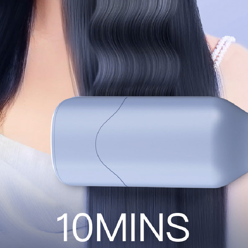 💇‍♀️🔥 Hair Crimper & Curling Wand for Beach Waves with Ionic Technology, Dual Voltage & Lightweight Design, Reducing Frizz & Damage, Perfect for Travel