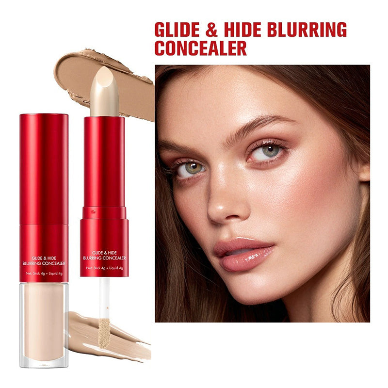💗LAST DAY - BUY 1 GET 1 FREE💗Dual-Ended Long-Lasting Lightweight Concealer
