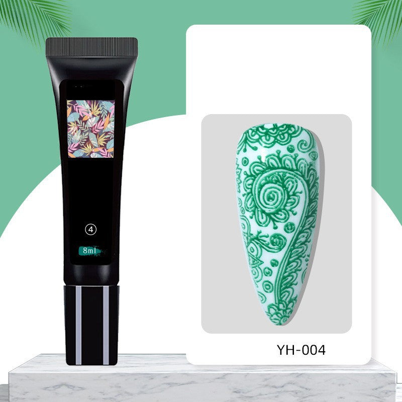 💅🏽💅Highly Pigmented Stamping Gel for DIY Manicures