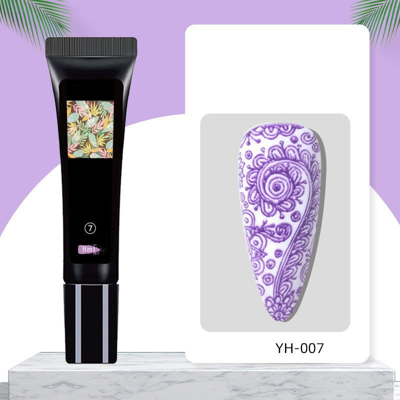 💅🏽💅Highly Pigmented Stamping Gel for DIY Manicures