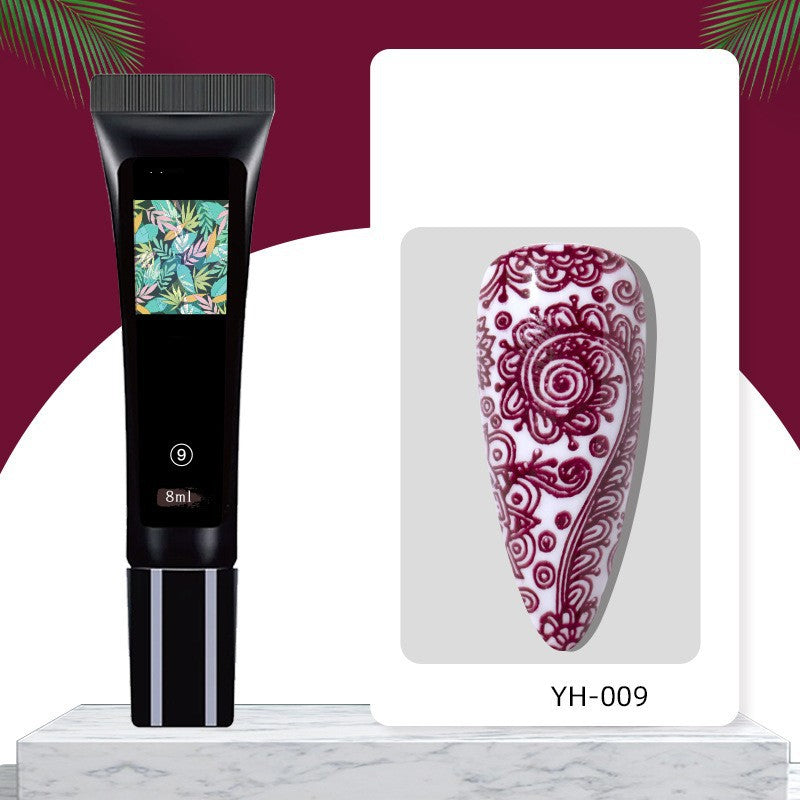 💅🏽💅Highly Pigmented Stamping Gel for DIY Manicures