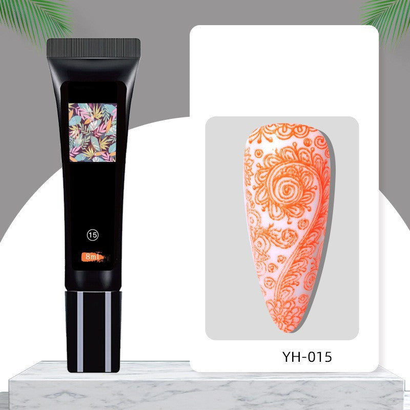 💅🏽💅Highly Pigmented Stamping Gel for DIY Manicures
