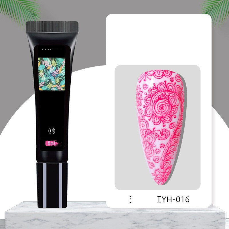 💅🏽💅Highly Pigmented Stamping Gel for DIY Manicures