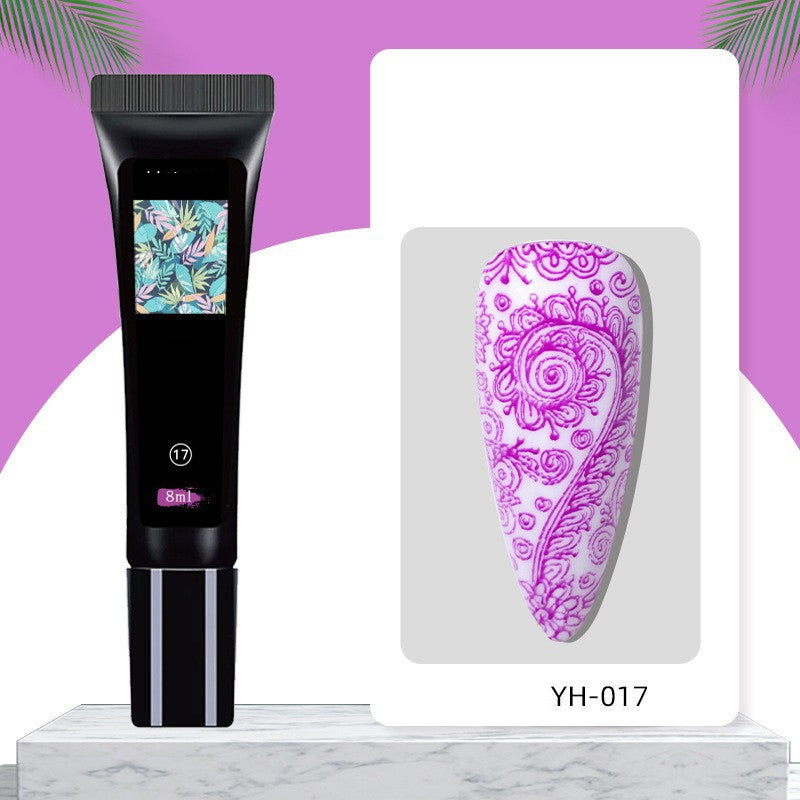 💅🏽💅Highly Pigmented Stamping Gel for DIY Manicures