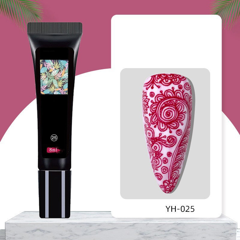 💅🏽💅Highly Pigmented Stamping Gel for DIY Manicures