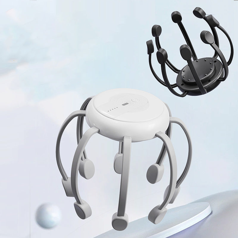 Intelligent Octopus Head Massag🐙 50% OFF NOW ! 💆‍♂️ Intelligent Octopus Head Massager – Relaxing Kneading, Multiple Modes & Portable Design 🔋er