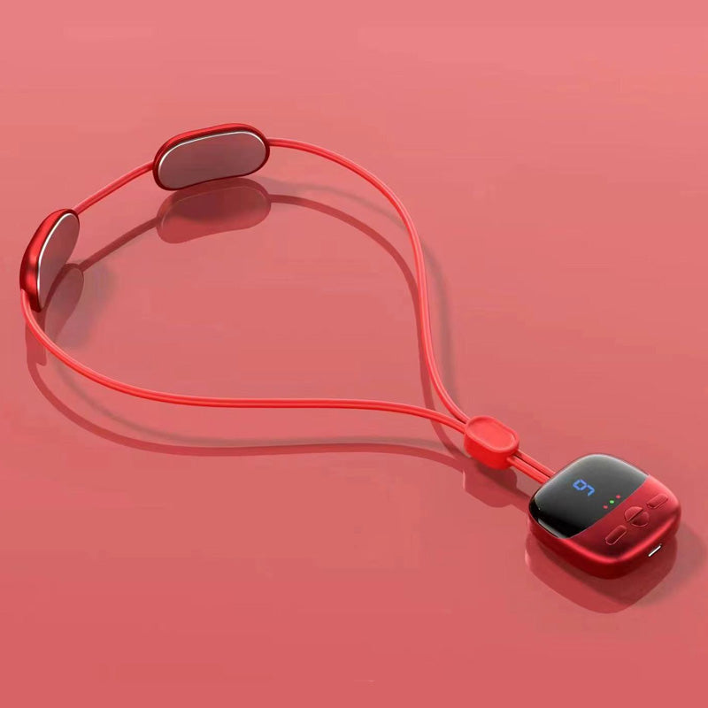 📢📢50 %  OFF !! ⏰Portable Pendant Neck Massager with Heat