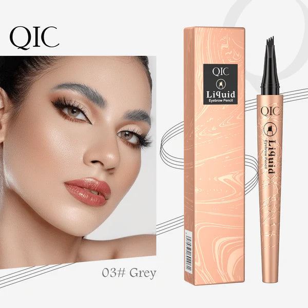 ✏️ BUY 1 GET 1 FREE! ✨ 3D Microblading Eyebrow Pencil – 4-Prong Tip, Waterproof & Natural Hair-Like Strokes 🖌️