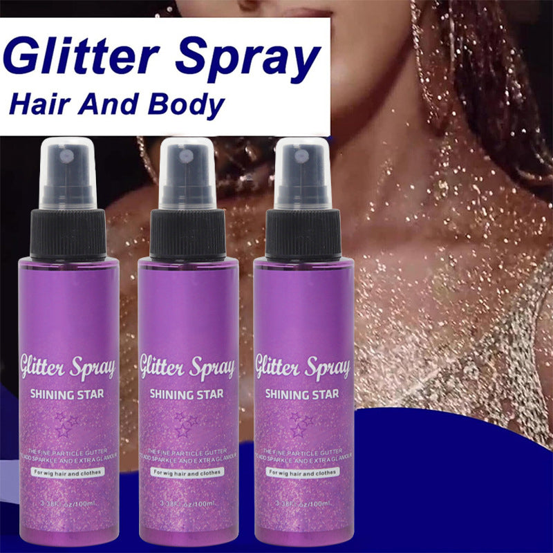 Shining Star Glitter Spray for Hair and Body