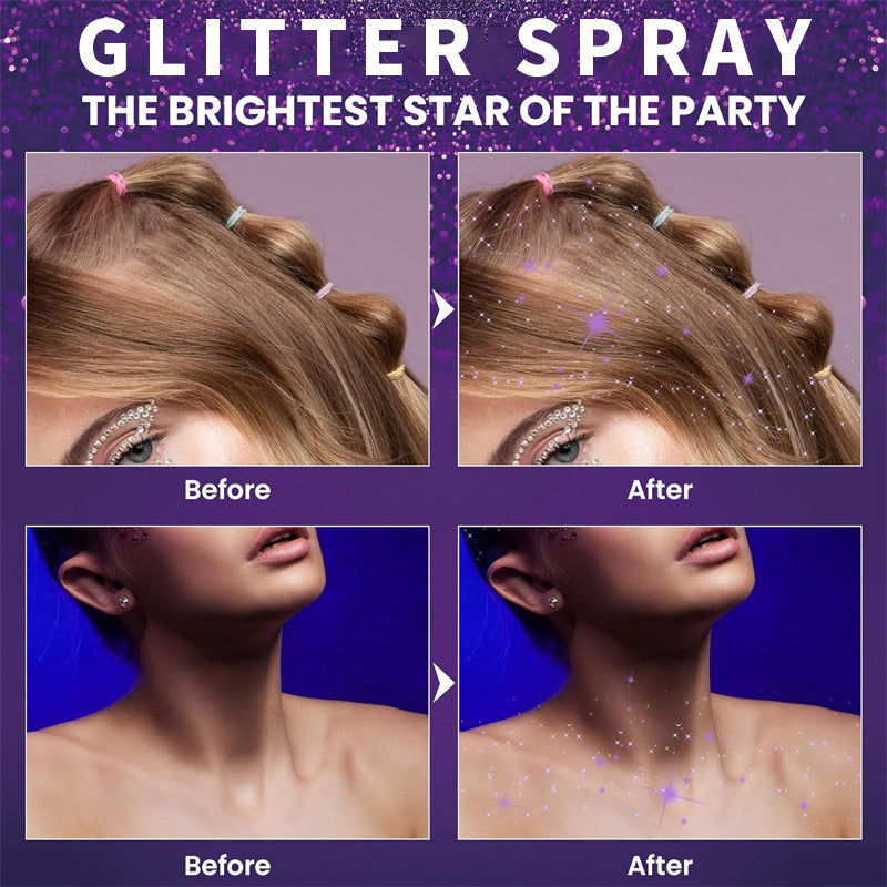 Shining Star Glitter Spray for Hair and Body