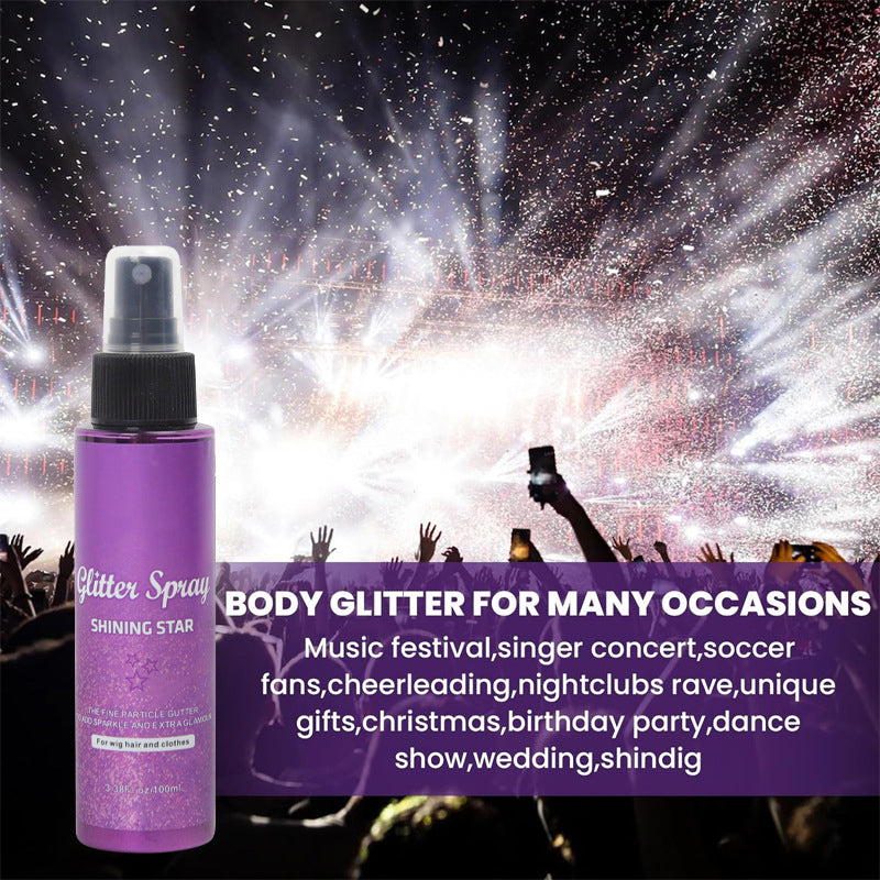 Shining Star Glitter Spray for Hair and Body