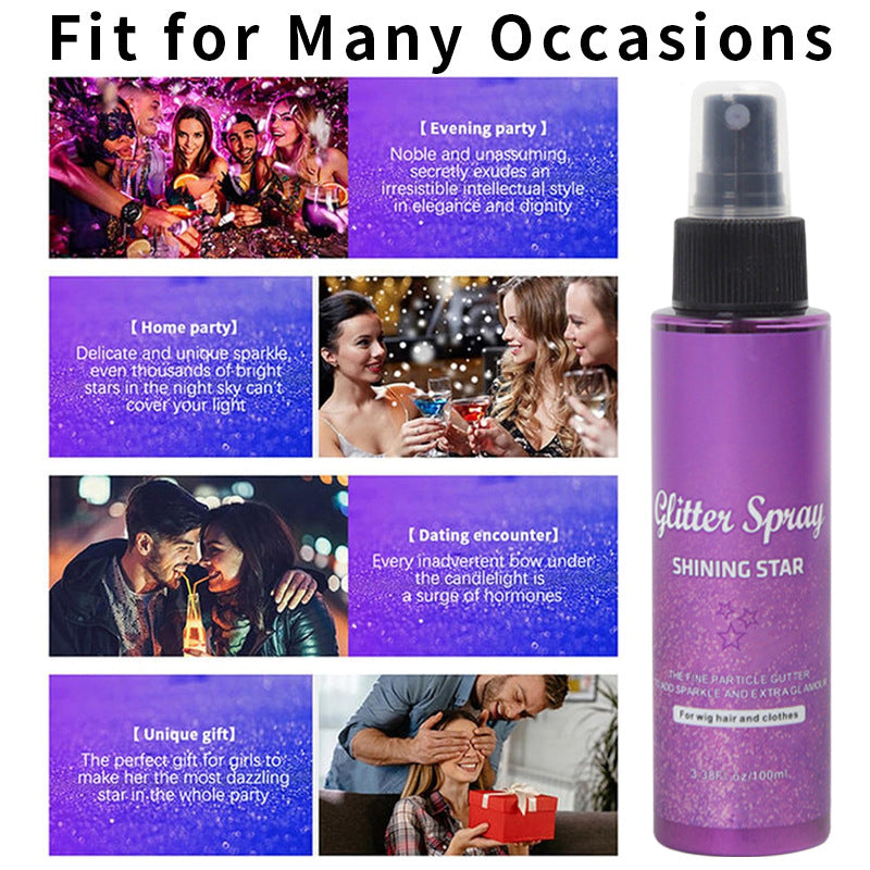 Shining Star Glitter Spray for Hair and Body