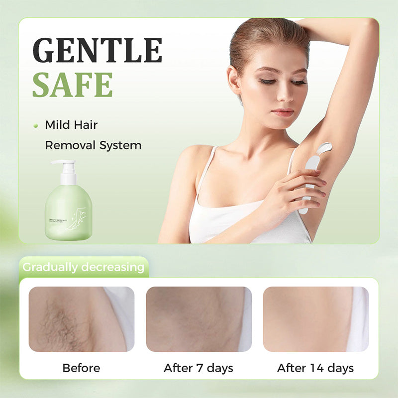 ⏳Limited-time 50% off⏰💥Large-size hair removal cream Gentle and non-irritating hair removal cream set (hair removal cream + razor)🎁