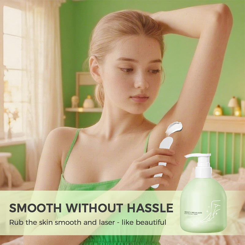 ⏳Limited-time 50% off⏰💥Large-size hair removal cream Gentle and non-irritating hair removal cream set (hair removal cream + razor)🎁