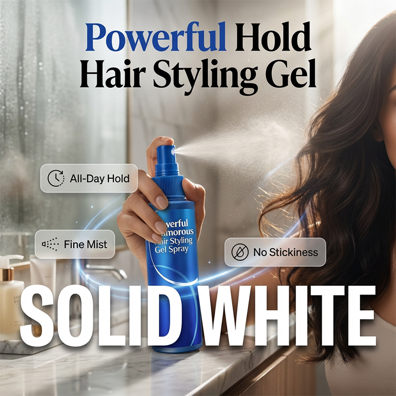 Powerful Glamorous Hair Styling Gel Spray