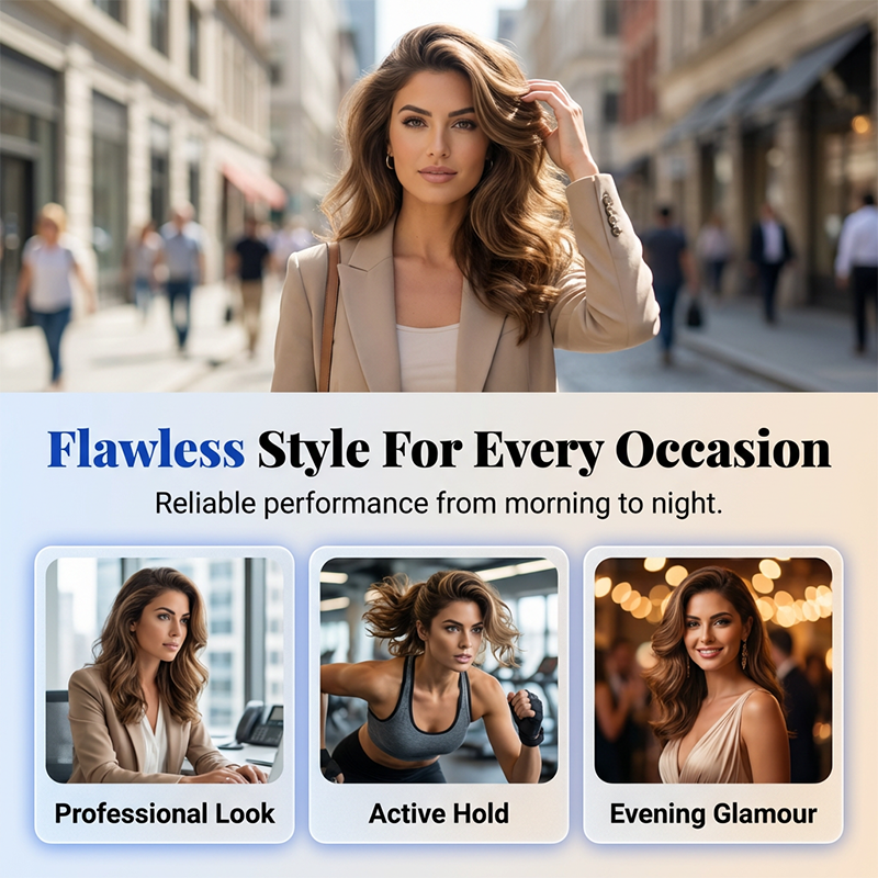 Powerful Glamorous Hair Styling Gel Spray