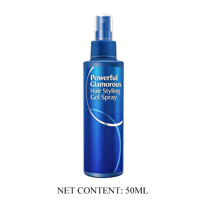 Powerful Glamorous Hair Styling Gel Spray
