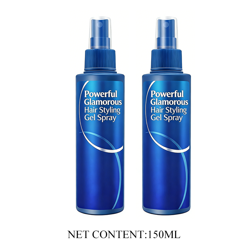 Powerful Glamorous Hair Styling Gel Spray
