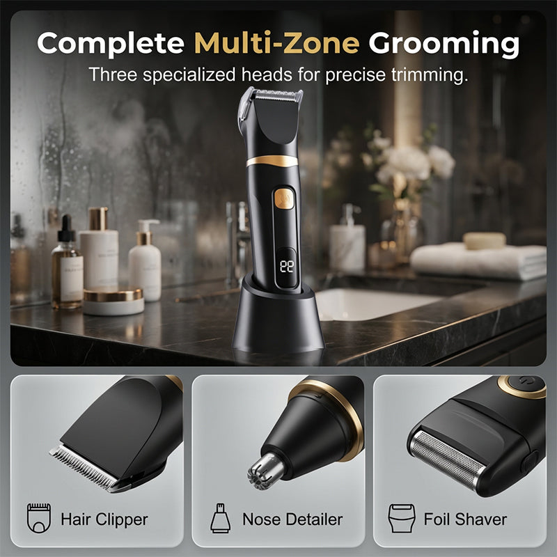 3-in-1 Electric Grooming Kit for Men & Women