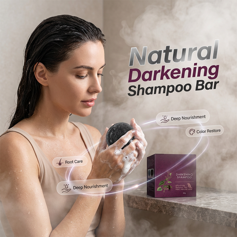 Hair Darkening Shampoo Bar for Gray Hair