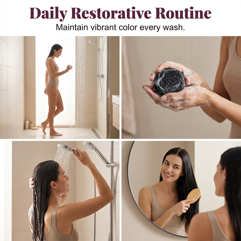 Hair Darkening Shampoo Bar for Gray Hair