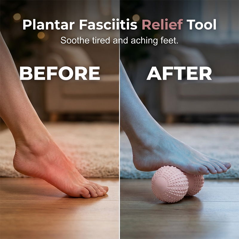 🥳2026 HOT SALE🥳💞30K+ SOLD!   Peanut Massage Ball 🥜 – Deep Tissue, Spine-Safe, Plantar Fasciitis Relief