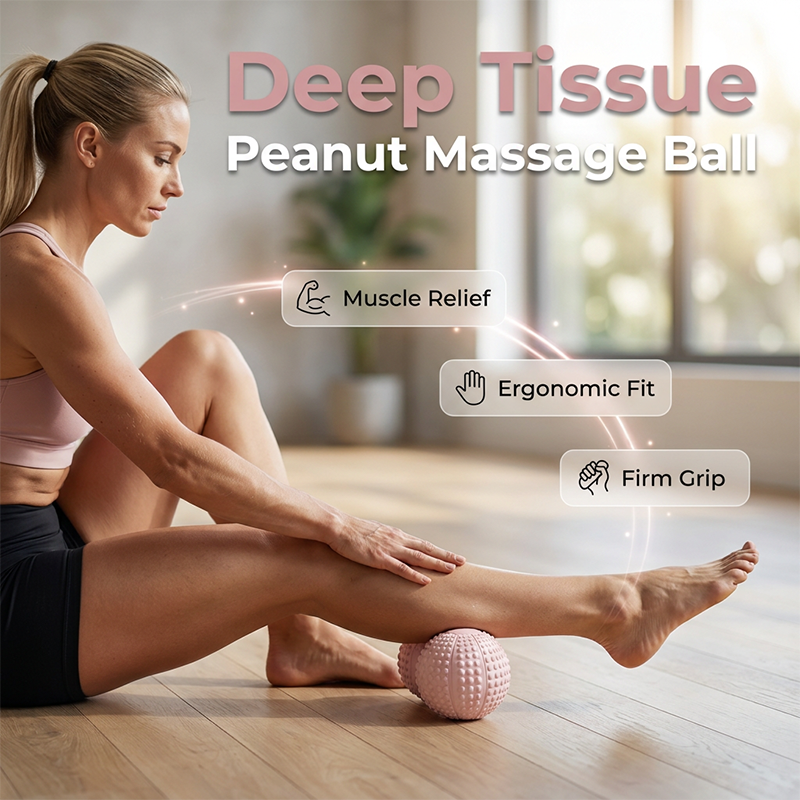 🥳2026 HOT SALE🥳💞30K+ SOLD!   Peanut Massage Ball 🥜 – Deep Tissue, Spine-Safe, Plantar Fasciitis Relief