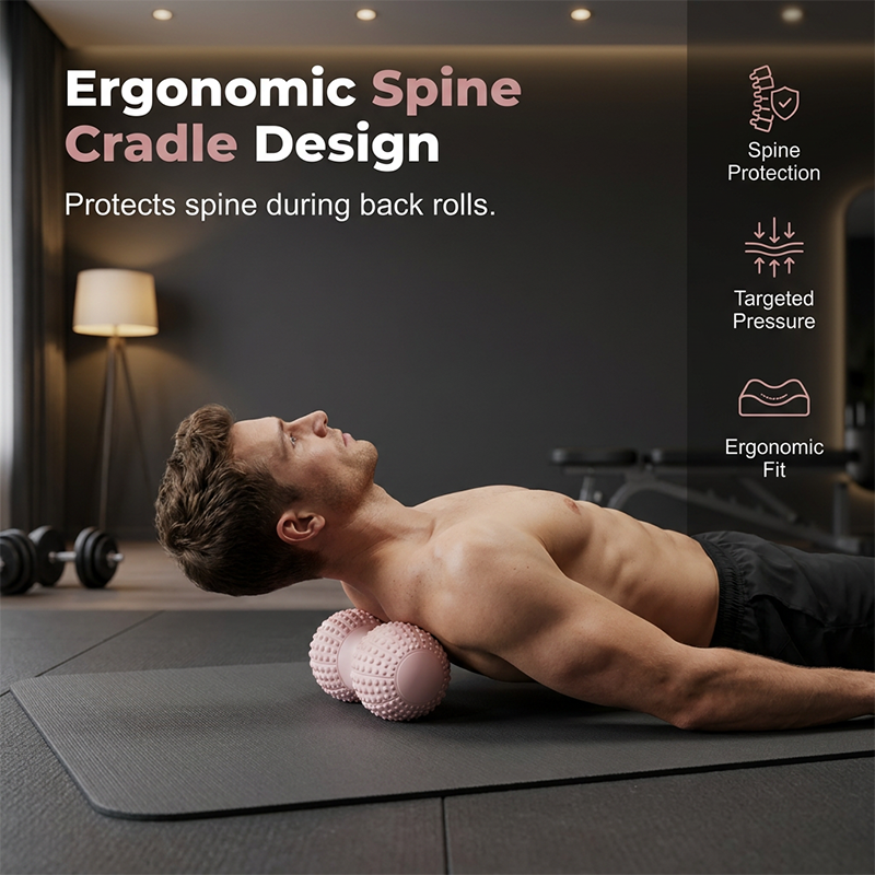 🥳2026 HOT SALE🥳💞30K+ SOLD!   Peanut Massage Ball 🥜 – Deep Tissue, Spine-Safe, Plantar Fasciitis Relief